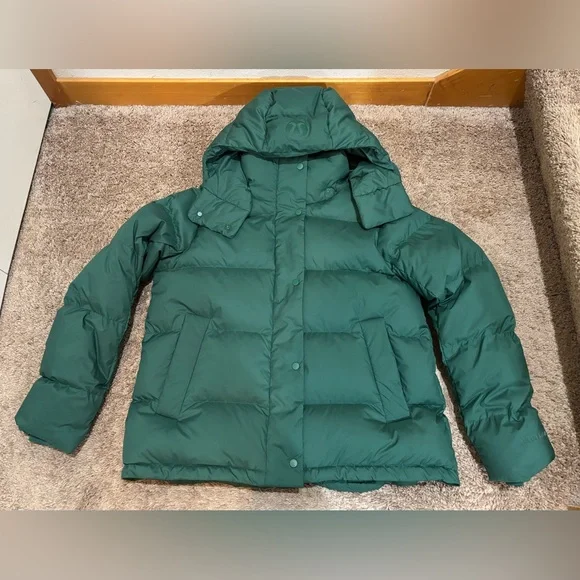 Lululemon Wunder Puff Puffer Jacket in Everglade Green - Size 8 - Picture 4 of 16